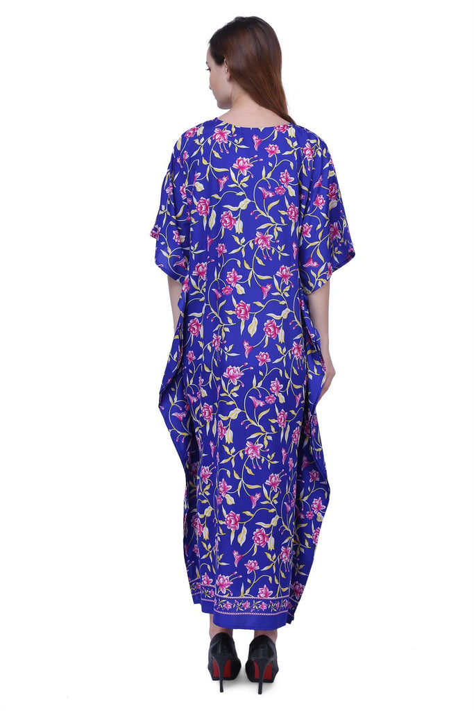 Long maxi style dress kaftan by Miss lavish London
